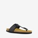 Dames bio slippers zwart