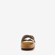 Suede dames bio slippers beige
