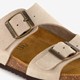 Suede dames bio slippers beige