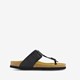 Dames bio slippers zwart