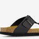 Dames bio slippers zwart