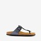 Dames bio teenslippers zwart