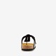 Dames bio teenslippers zwart