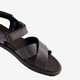 ECCO Damara leren dames sandalen zwart