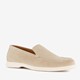 Van Beers suede heren instappers beige