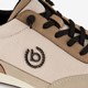 Heren sneakers bruin beige