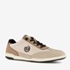 Heren sneakers bruin beige