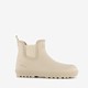 Korte dames regenlaarzen beige