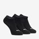 3 paar Puma unisex sneakersokken zwart