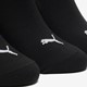 3 paar unisex sneakersokken zwart