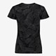 Dames sport T-shirt met print zwart
