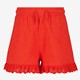 Meisjes broderie short rood