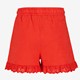 Meisjes broderie short rood