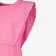 Meisjes broderie jurk roze