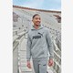 Essentials Big Logo heren hoodie grijs
