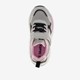 Metallic sneakers met roze details