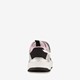 Metallic sneakers met roze details