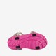 Meisjes sandalen roze met stippenprint