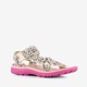 Meisjes sandalen roze met stippenprint