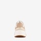 Dames dad sneakers beige wit