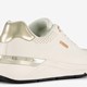 Dames sneakers wit goud