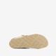Dames sleehak slippers champagne