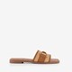 Dames slippers bruin