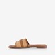 Dames slippers bruin