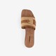 Dames slippers bruin