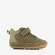 Leren babyschoenen groen