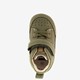 Leren babyschoenen groen