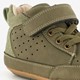 Leren babyschoenen groen