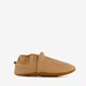 Leren babyschoenen met vosje cognac