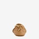 Leren babyschoenen met vosje cognac