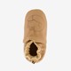 Leren babyschoenen met vosje cognac