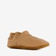 Leren babyschoenen met vosje cognac