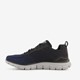 Ripkent heren sneakers blauw zwart