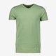 Heren T-shirt groen V-hals