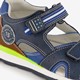 Jongens sandalen blauw bruin