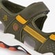 Jongens sandalen groen oranje