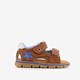 Jongens sandalen met ster bruin