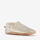 Leren babyschoenen met zonnetjes goud