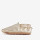 Leren babyschoenen met zonnetjes goud