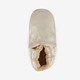 Leren babyschoenen met zonnetjes goud