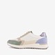 Dames sneakers wit beige