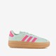VL Court Bold dames sneakers groen roze