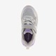 Meisjes dad sneakers metallic pastel