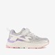 Meisjes dad sneakers metallic pastel