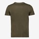 Produkt heren T-shirt groen met opdruk motor