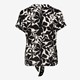 Geknoopte dames blouse met print